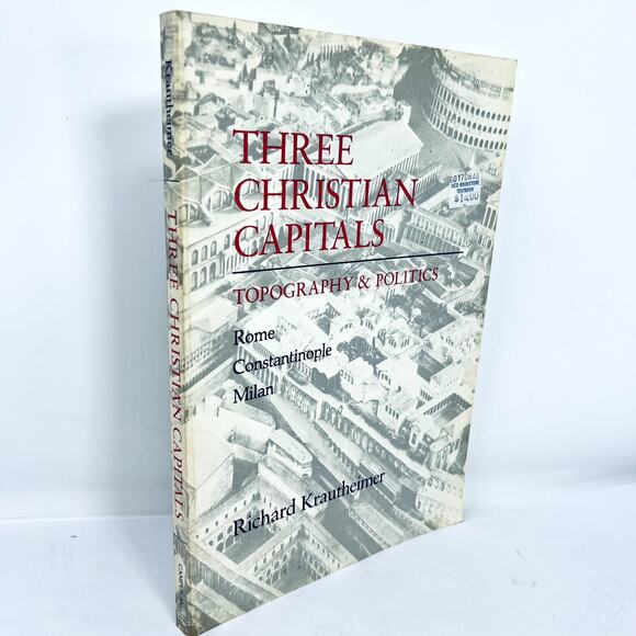 Three Christian Capitals Topography Politics Paperback Book 1983 VTG Rare - Picture 1 of 9